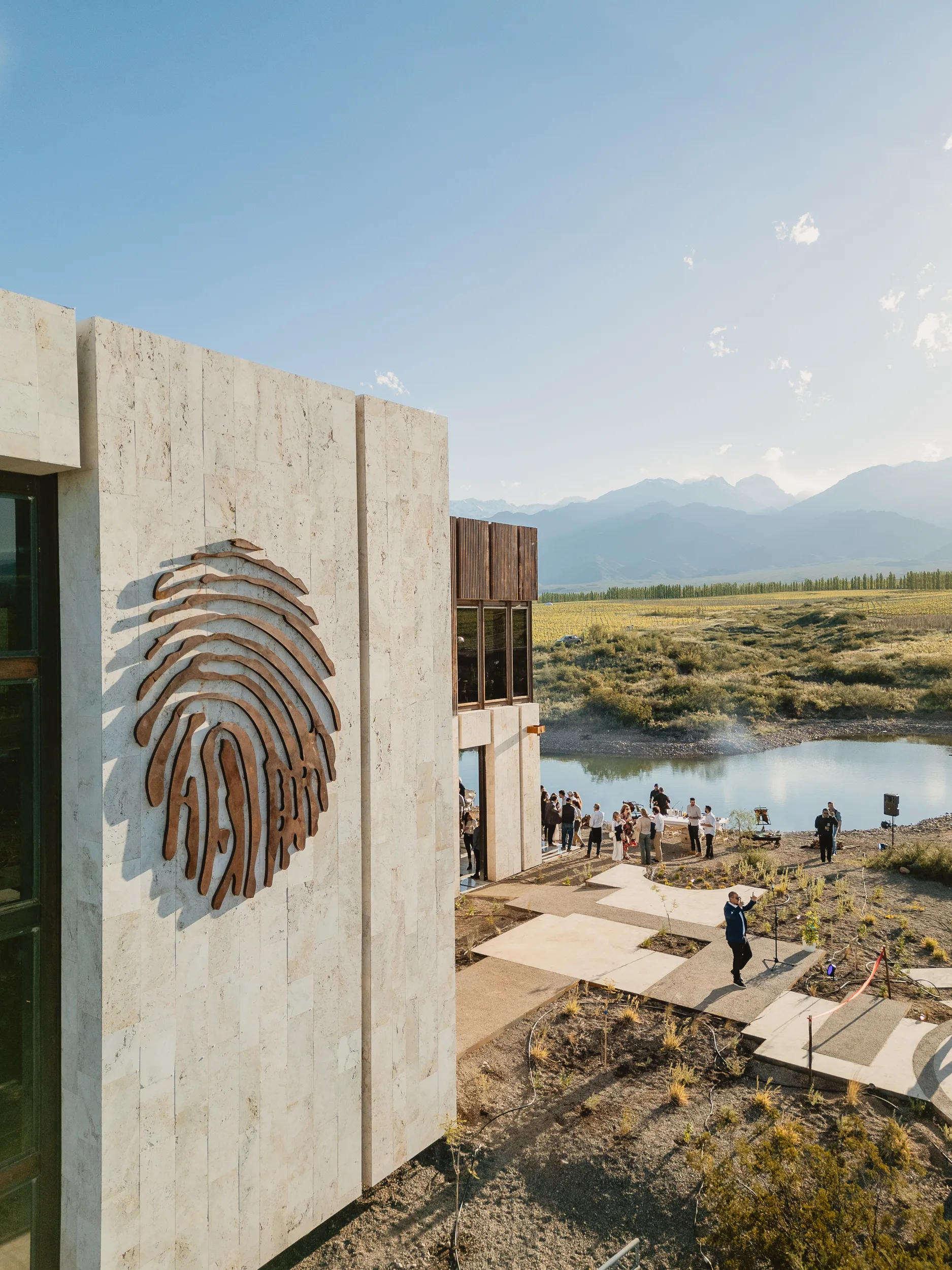 Arquitetura e vale no Valle de Uco
